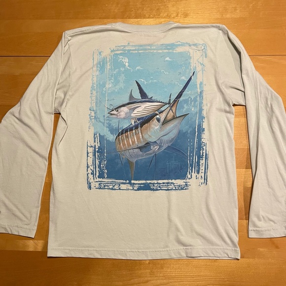 Guy Harvey Other - Men’s Guy Harvey Long Sleeve T-Shirt - Size M